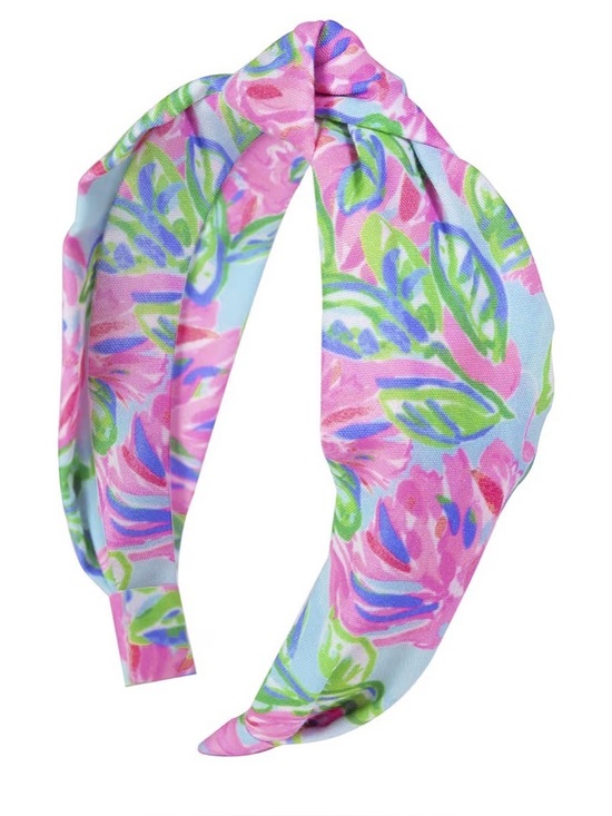Lilly Pulitzer Knotted Headband, Totally Blossom main image 5